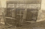 Строительство шлюзового моста через реку Еруслан у с. Гнадентау. Фото 1928 г.