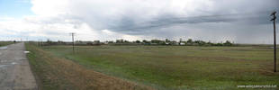 Панорама села Кано (бывшей немецкой колонии Кано) Старополтавского района Волгоградской области.Фото 2008 г.