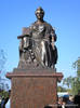 Памятник императрице Екатерине II.г. Маркс (Екатериненштадт, Марксштадт) Саратовской области.Фото 29 сентября 2007 г.