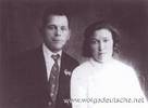 с. Красный Яр. Фото до 1941 г. Иоганн Вернер (№ 47) с третьей женой Нелли (?).