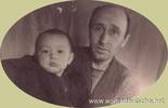 Фото 1958/59 года. Ново-Еловка, Алтайского края. Яков Шрайнер (№ 22) с дочерью Валентиной.