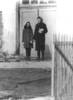 Мария (слева) (№ 169) и Фрида Беллер (№ 62). У входа в начальную школу с. Красный Яр. Фото 1968 г.(?)