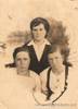 Моя мама, Агата Емельяновна Винтер (в центре), с подругами в трудармии.г. Красноуральск, Свердловская область. Фото 1947 г.