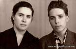Дети Александра Ивановича Лоос, Вера и Александр.Фото 1950-х гг.