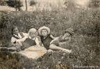 Двоюродные сестры: Евгения Кулакова, Лидия Зикк, Ирма  Ридель и Нина Шитова. Саратов, 1936 г.